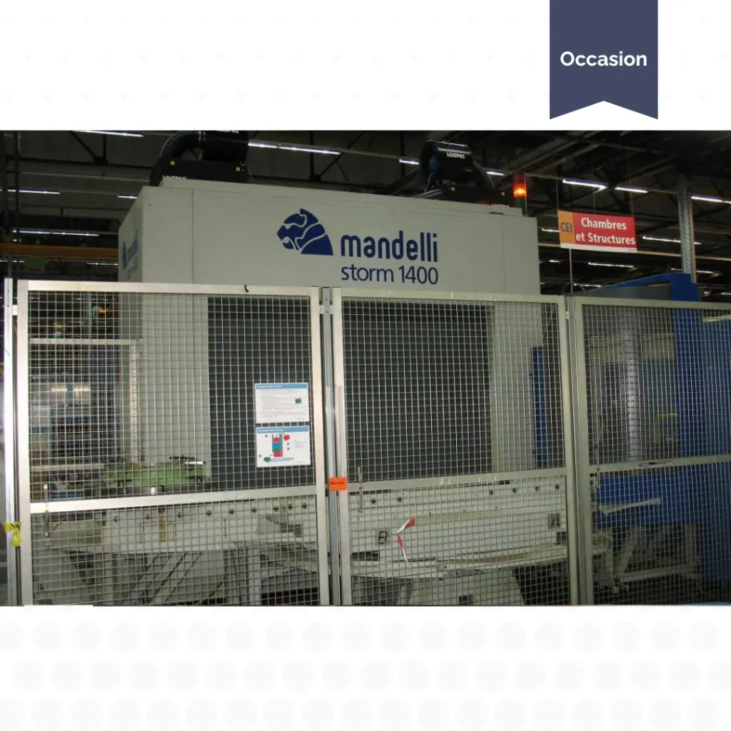 CENTRE D'USINAGE A BROCHE BI-DIRECTIONNELLE MANDELLI TYPE STORM 1400, ANNEE 2003 image 3.webp