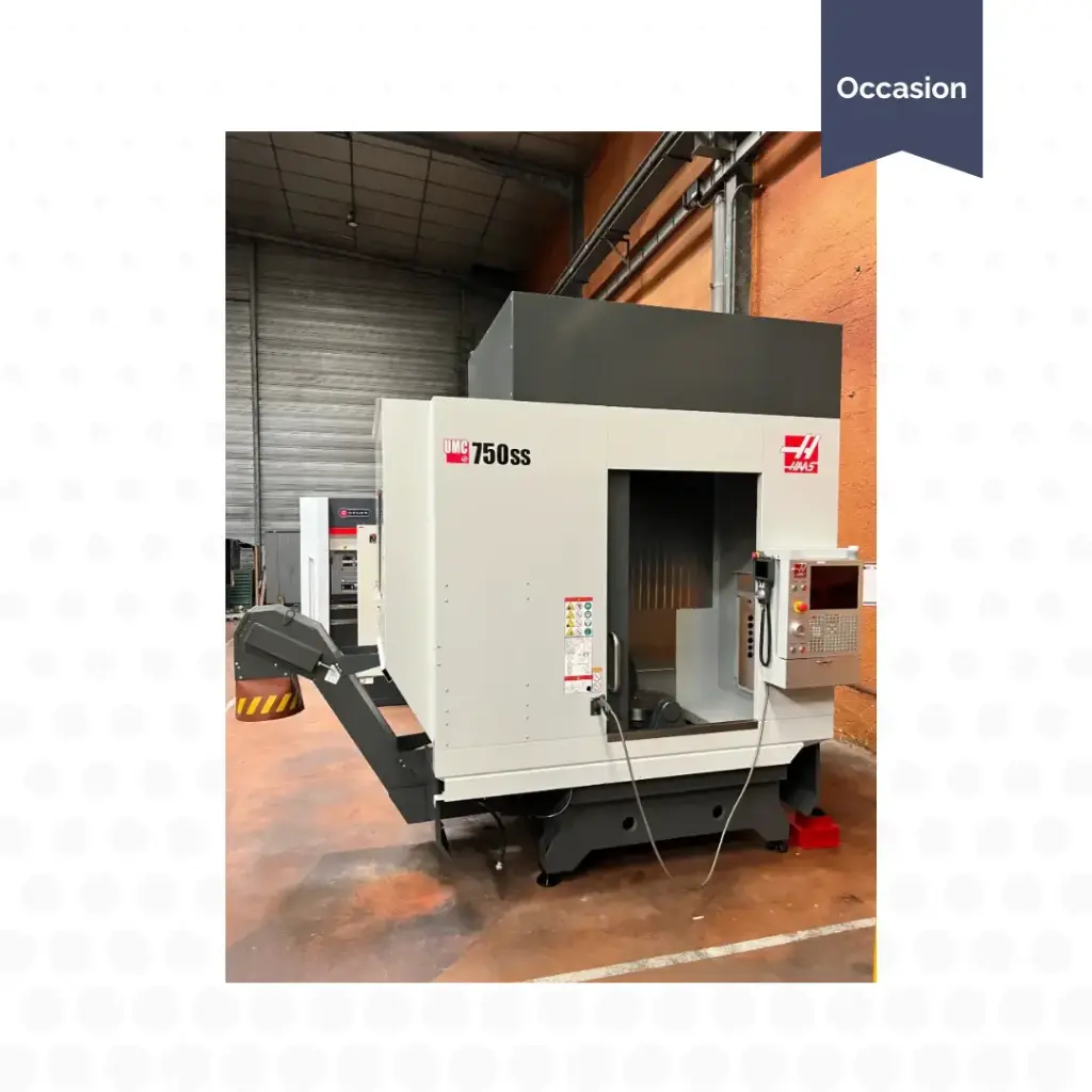 Centre d'usinage 5 Axes HAAS - UMC 750 SS année 2022 -2780 heures 