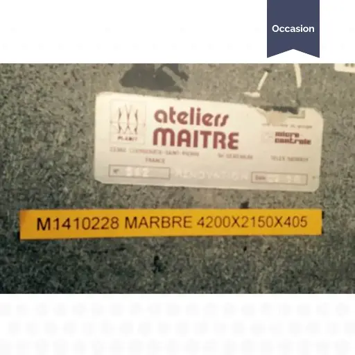 [M1410228] Marbre de précision - 4200x2150x405